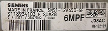Ford Focus 1.4, S118934103F, S118934103 F, 5M51-12A650-GF, 6MPF, SIM28