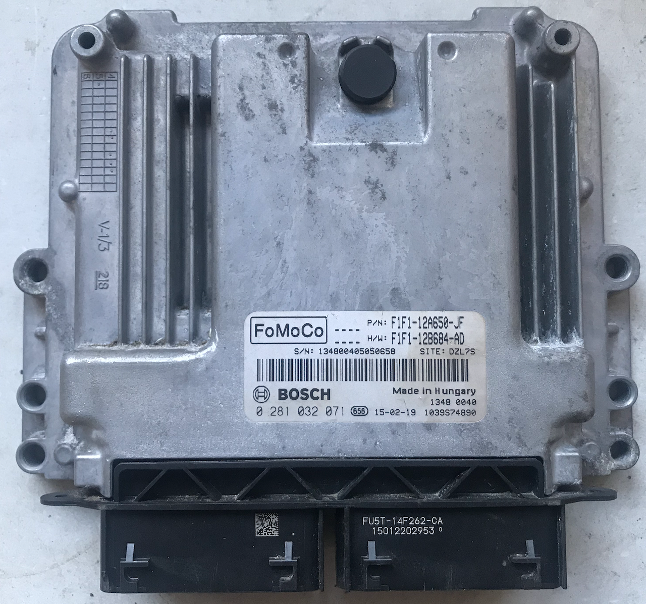 Ford Focus 1.5TDCi, 0281032071, 0 281 032 071, F1F112A650JF, F1F1-12A650-JF, F1F112B684AD, F1F1-12-B684-AD