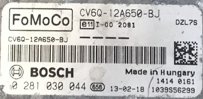 Ford Focus 1.6, 0281030044, 0 281 030 044, CV6Q-12A650-BJ, 1039S56299