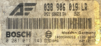 Ford Galaxy 1.9 TDI, 0281011143 ,0281 011 143, 038906019LR, 038 906 019 LR, EDC15P+