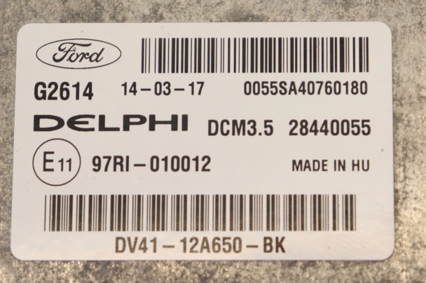 Ford Mondeo 2.0, 28440055, DV4112A650BK, DV41-12A650-BK, DCM3.5