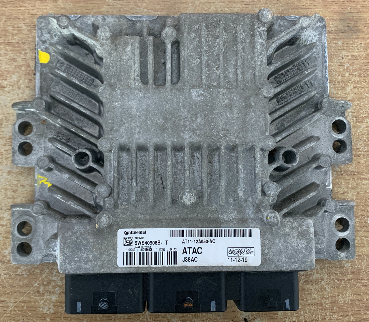 Ford, SID 206, 5WS40908B-T, AT11-12A650-AC, ATAC