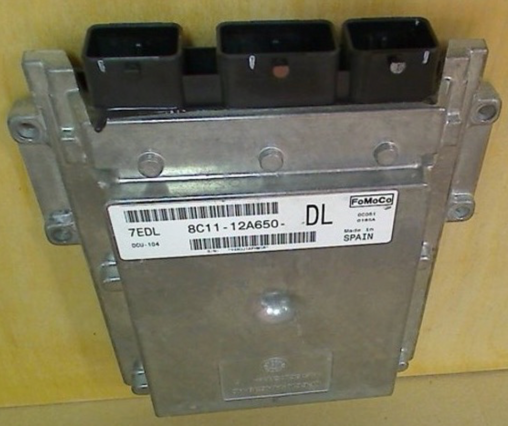 Ford Transit 2.4TDCi Engine ECU, 8C1112A650DL, 8C11-12A650-DL, DCU104, DCU-104, 7EDL