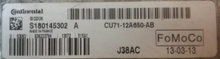 S180145302 A, S180145302A, CU71-12A650-AB, CU7112A650AB, FOMOCO, SID208
