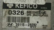 Hyundai, 39115-2B282, 9001040326KC, GPB-B54CFS0-5000, M7.9.8
