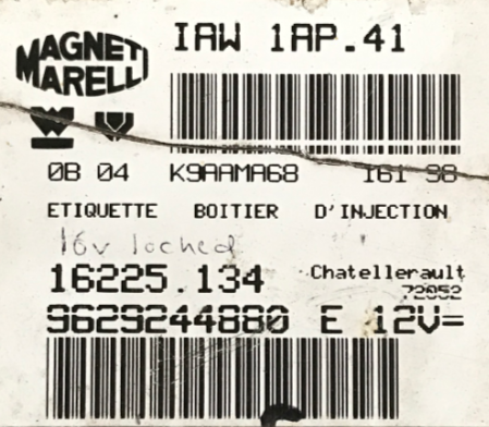 Plug & Play Unlocked, Magneti Marelli Engine ECU, IAW1AP41, IAW 1AP.41 ...