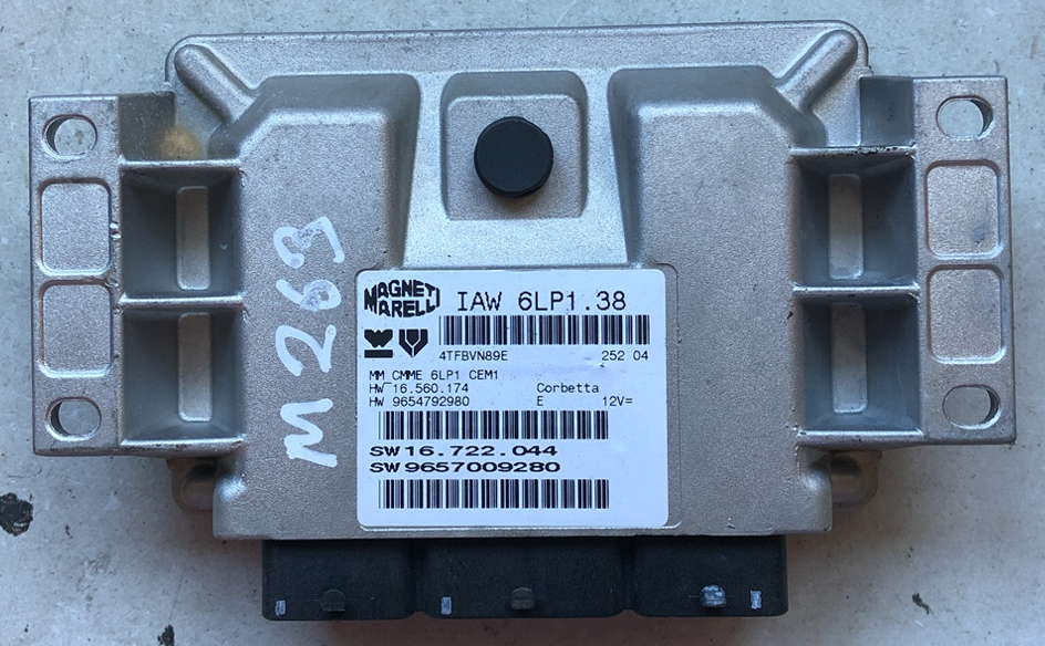 IAW 6LP1.38, HW 16.560.074, HW 9654792980, SW 16.722.044, SW 9657009280