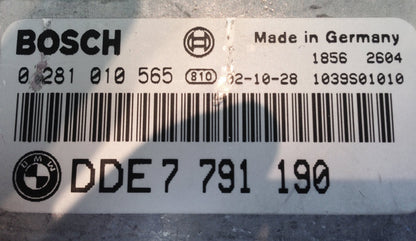 BMW 320D, 0281010565, 0 281 010 565, DDE7791190, DDE 7 791 190
