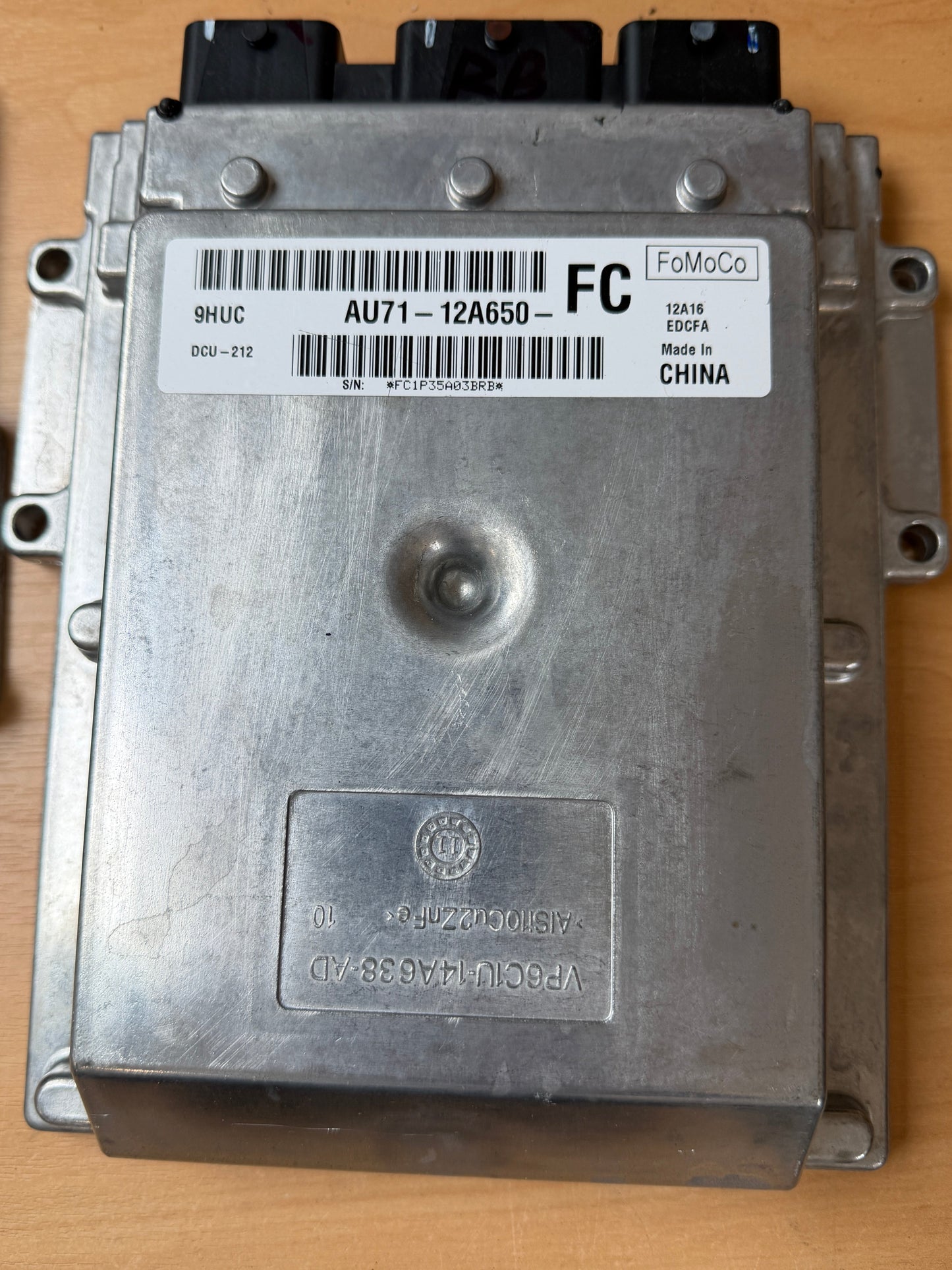 Reset Visteon Fomoco Engine ECU, Ford, AU7112A650FC, AU71-12A650-FC, 9HUC, DCU-212