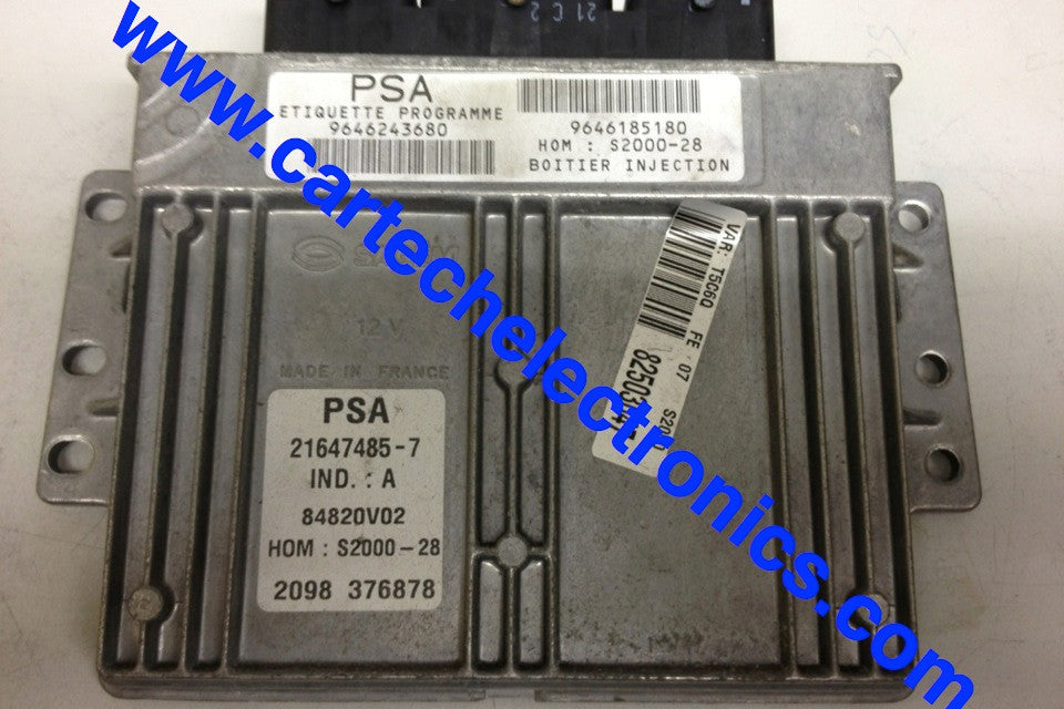  PSA  S2000-28  9646243680  9646185180  21647485-7