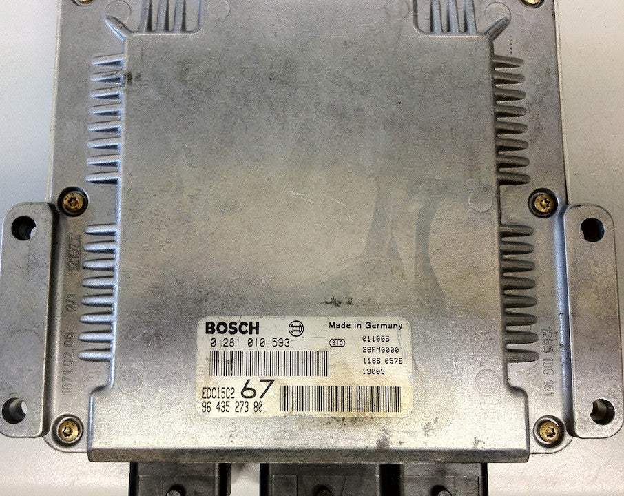 Peugeot 406 2.0 HDi  0 281 010 593  0281010593  9643527380 96 435 273 80  EDC15C2
