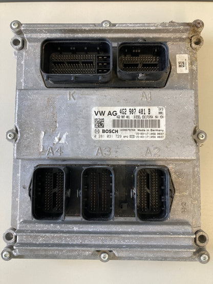 Plug and Play, Bosch Engine ECU, VW, 0281031729, 0281 031 729, 4G2907401B, 4G2 907 401 B, 4G2907401