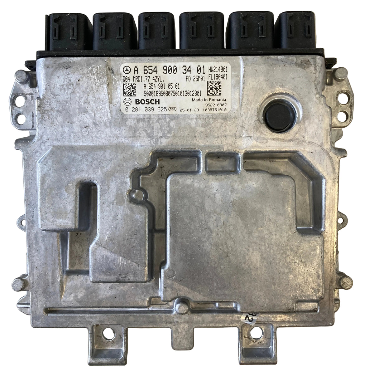 Plug and Play Bosch Engine ECU, Mercedes-Benz, 0281039625, 0 281 039 625, A6549003401, A 654 900 34 01, A6549010501, A 654 901 05 01