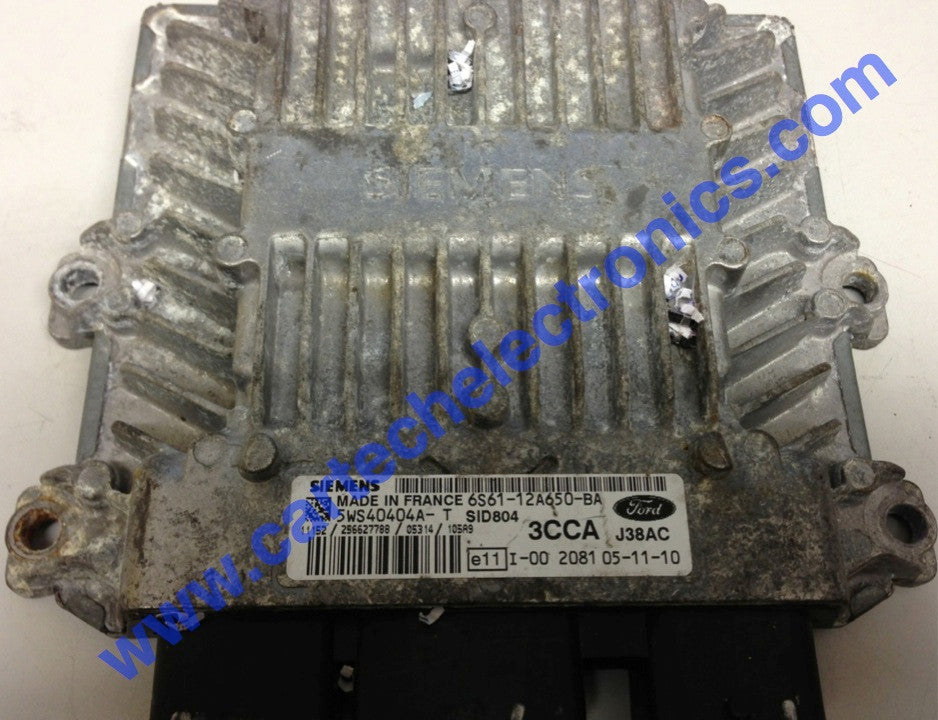 Plug & Play Engine ECU SIEMENS 5WS40404A-T 6S61-12A650-BA 3CCA SID804