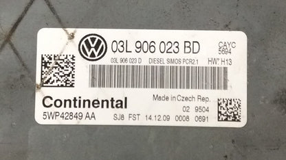 Plug & Play Continental Engine ECU, VW Polo 1.6 TDi, 03L906023BD, 03L 906 023 BD, 5WP42810AA, 5WP42810 AA, DIESEL SIMOS PCR2.1