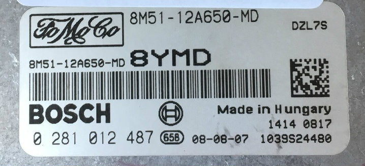 0281012487, 0 281 012 487, 8M51-12A650-MD, 8YMD