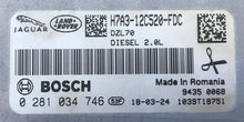 Jaguar F Pace, 0281034746, 0 281 034 746, H7A312C520FDC, H7A3-12C520-FDC