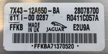 Jaguar X Type 2.2D, 7X43-12A650-BA, 28078700, R0411C057A, E2U9A, FFKB