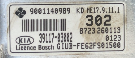 KIA Rio, 9001140989, 39117-03002, ME17.9.11.1 