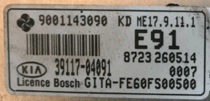 Kia - Hyundai, 9001143090KD, 9001143090 KD, E91, 391174091, 39117-4091