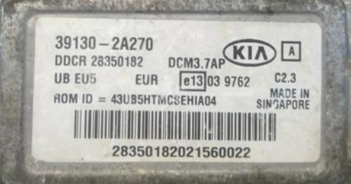 Kia Rio, 391302A270, 39130-2A270, DDCR28350182, DDCR 28350182, DCM3.7AP