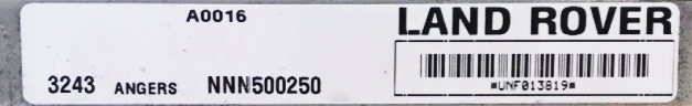  Land Rover Discovery - Defender TD5, NNN500250
