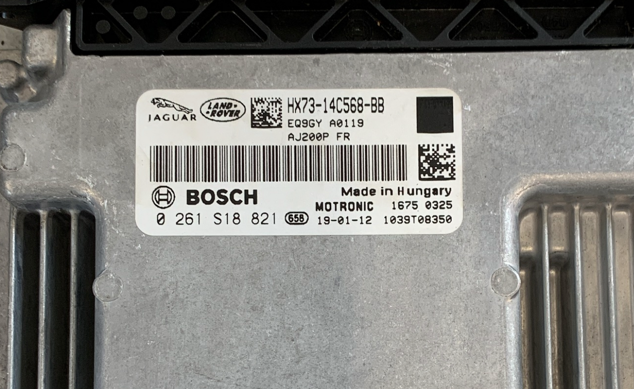 Land Rover, Jaguar, 0261S18821, 0 261 S18 821, HX7314C568BB, HX73-14C568-BB