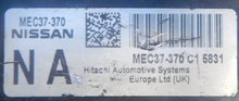 Plug & Play Hitachi Engine ECU, Nissan Note, MEC37370, MEC37-370, MEC37370C1, MEC37-370 C1, NA