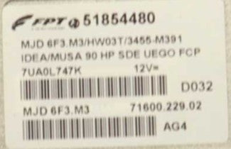 MJD6F3M3, MJD 6F3.M3, 51854480, HW03T, 7160022902, 71600.229.02