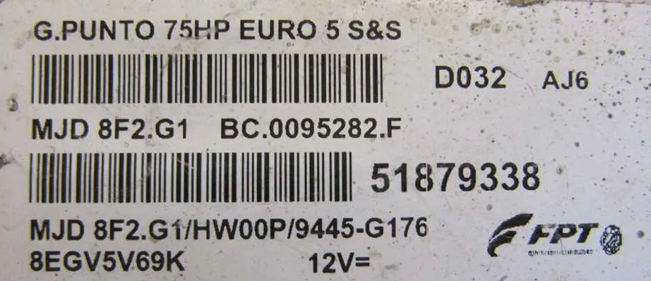 MJD8F2G1, MJD 8F2.G1, BC0095282F, BC.0095282.F, 51879338, HW00P