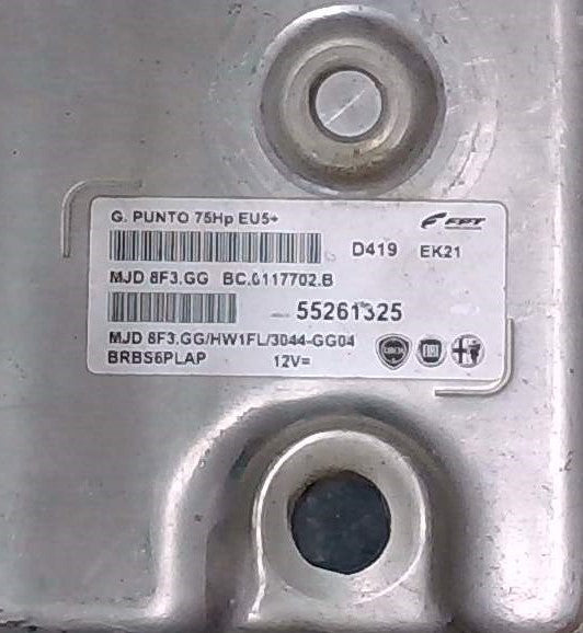 MJD8F3GG, MJD 8F3.GG, 55261325, BC0117702B, BC.0117702.B, HW1FL