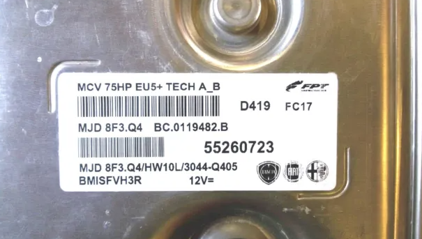 MJD8F3Q4, MJD 8F3.Q4, 55260723, BC0119482B, BC.0119482.B, HW10L