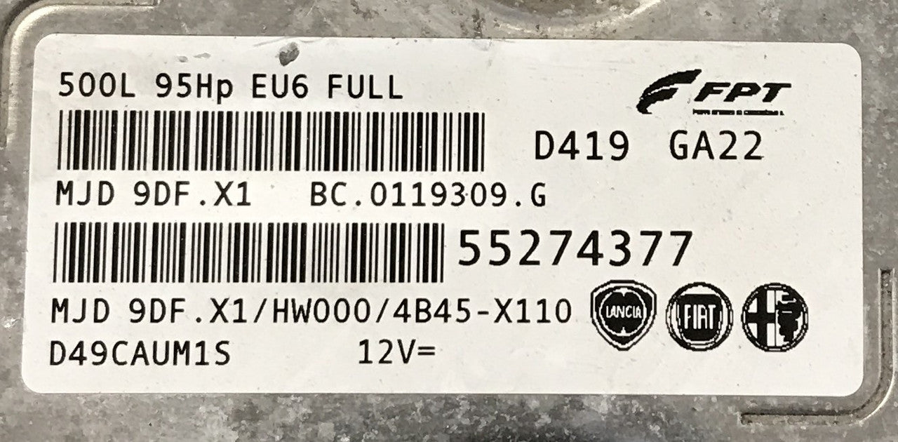 MJD9DFX1, MJD 9DF.X1, BC0119309G, BC.0119309.G, 55274377, HW000