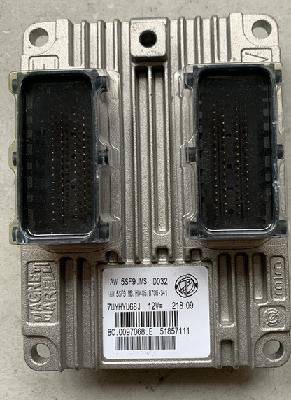 Magneti Marelli Engine ECU, Fiat 500, IAW 5SF9.MS, HW405, BC.0097068.E, 51857111