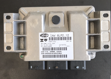 Magneti Marelli Engine ECU, Peugeot 307 1.4, IAW 6LP2.12, HW 16.631.064, HW 9664339980, SW 16.988.004, SW 9665936280