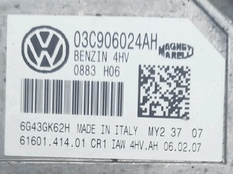 03C906024AH, 03C 906 024 AH, 61601.414.01, CR1, BENZIN 4HV, IAW4HV.AH