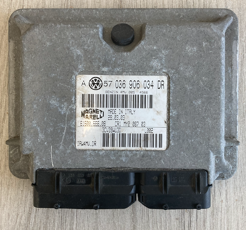Plug & Play Magneti Marelli Unidad de control del motor, VW Golf 1.6, 036906034DR, 036 906 034 DR, 6160066608, 61600.666.08, IAW4MV.DR