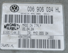 Magneti Marelli Engine ECU, VW Polo 1.4, IAW4MV.HL, 036906034HL, 036 906 034 HL, 61601.144.01