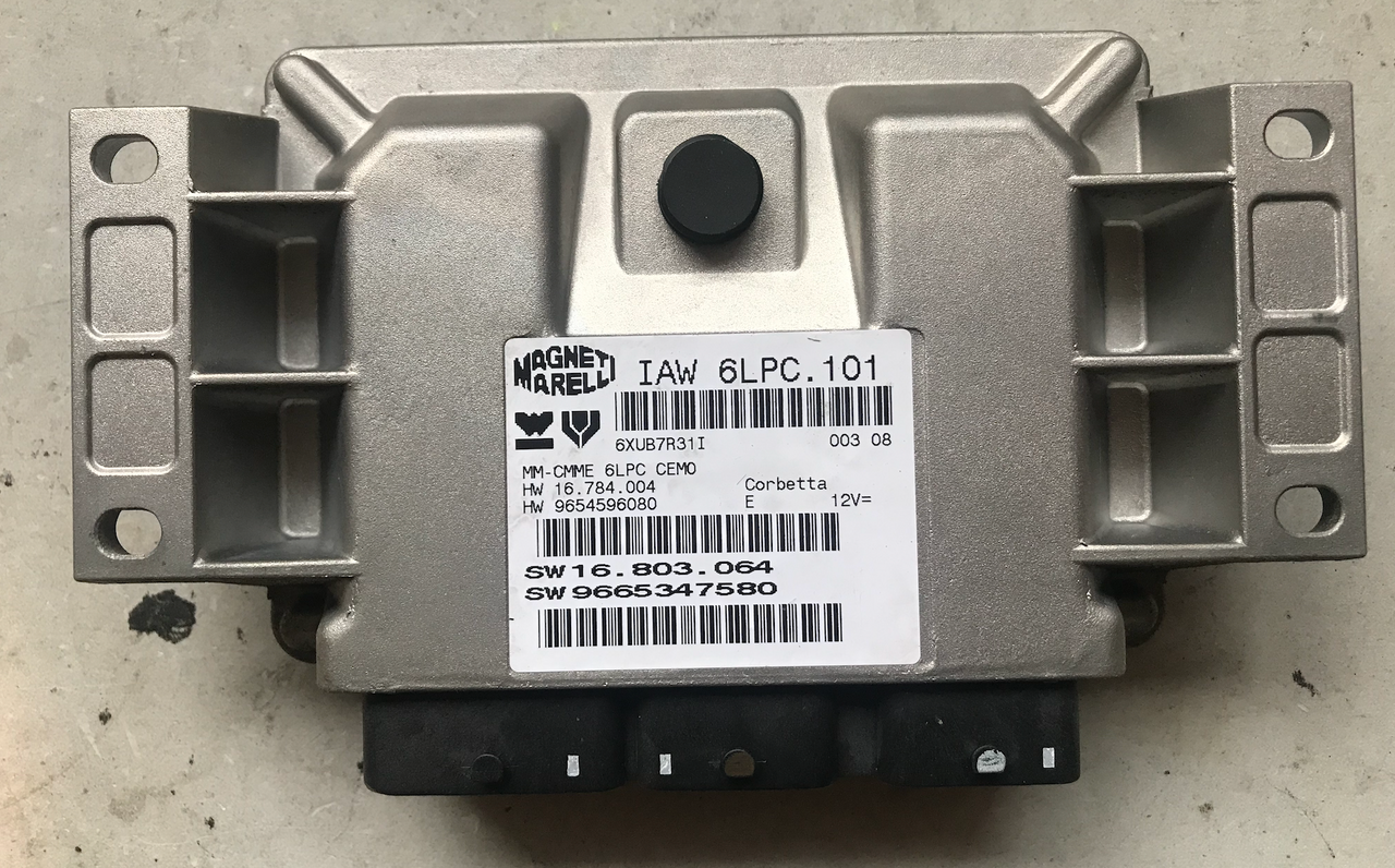 Magneti Marelli, IAW 6LPC.101, HW 16784004, HW 9654596080, SW 16803064, SW 9665347580