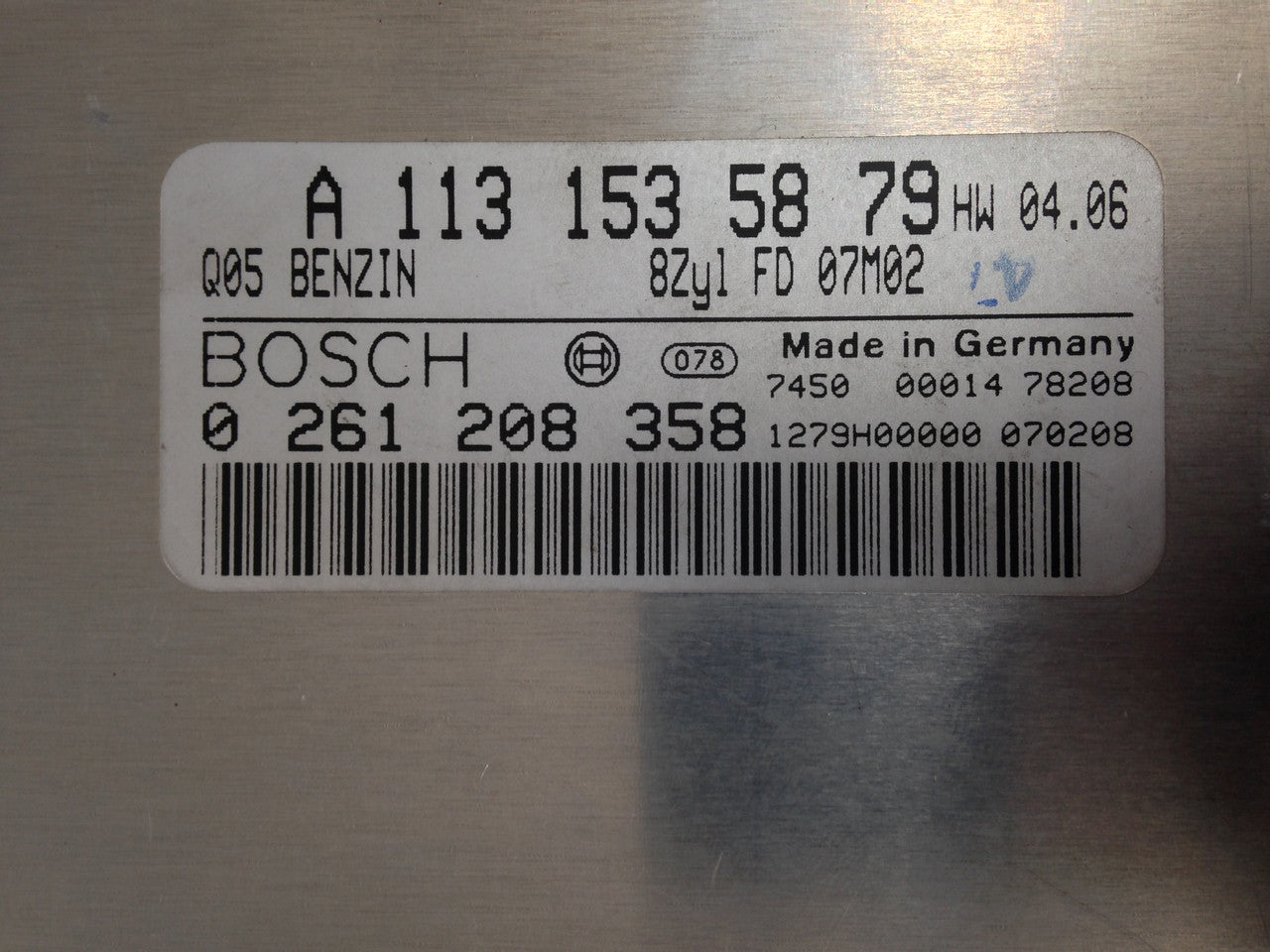 Mercedes-Benz, 0261201161, 0 261 201 161, A1121536679, A 112 153 66 79