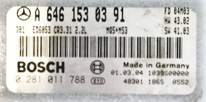 Mercedes-Benz, 0281011788, 0 281 011 788, A6461530391, A 646 153 03 91, CR3.31 2.2L