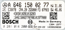 Mercedes-Benz, 0281014200, 0 281 014 200, A6461500277, A 646 150 02 77, CR4.20