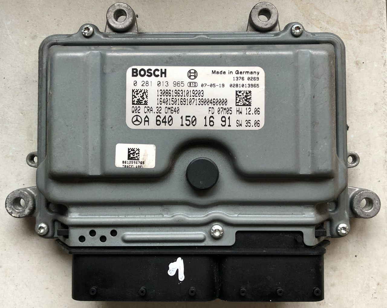 Mercedes-Benz A 160 CDI, 0281013965, 0 281 013 965, A6401501691, A 640 150 16 91, CRA.32 