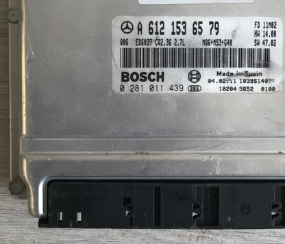 Mercedes-Benz CDI Sprinter, 0281011439, 0 281 011 439, A6121536579, A 612 153 65 79, CR2.36