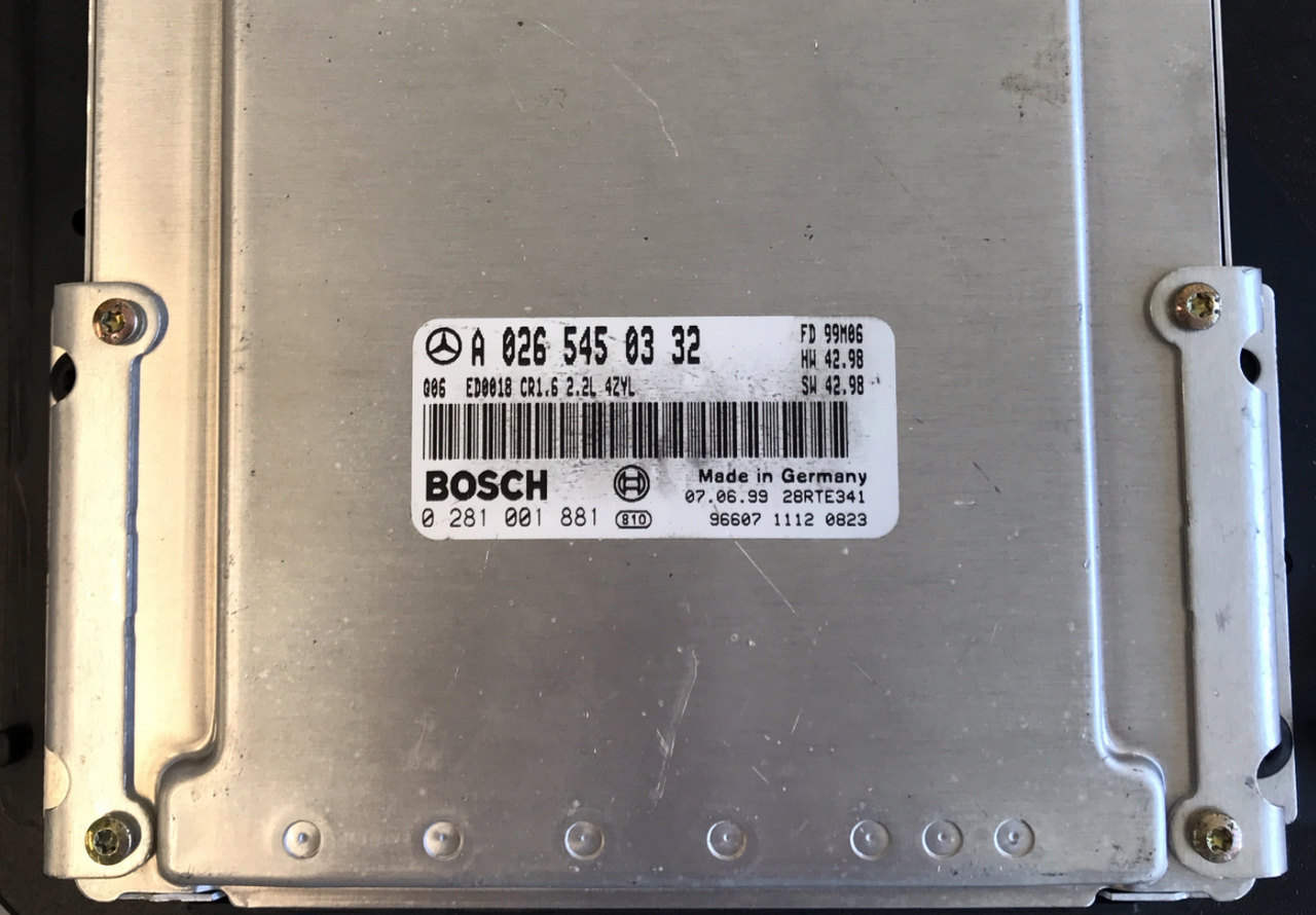 Mercedes-Benz C 220 CDI, 0281001881, 0 281 001 881, A0265450332, A 026 545 03 32, CR1
