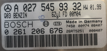 Mercedes-Benz E 240, 0261206676, 0 261 206 676, A0275459332, A 027 545 93 32
