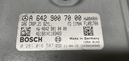 Mercedes-Benz G350, 0281016587, 0 281 016 587, A6429007000, A 642 900 70 00, HWA6429010400, HW A642 901 04 00