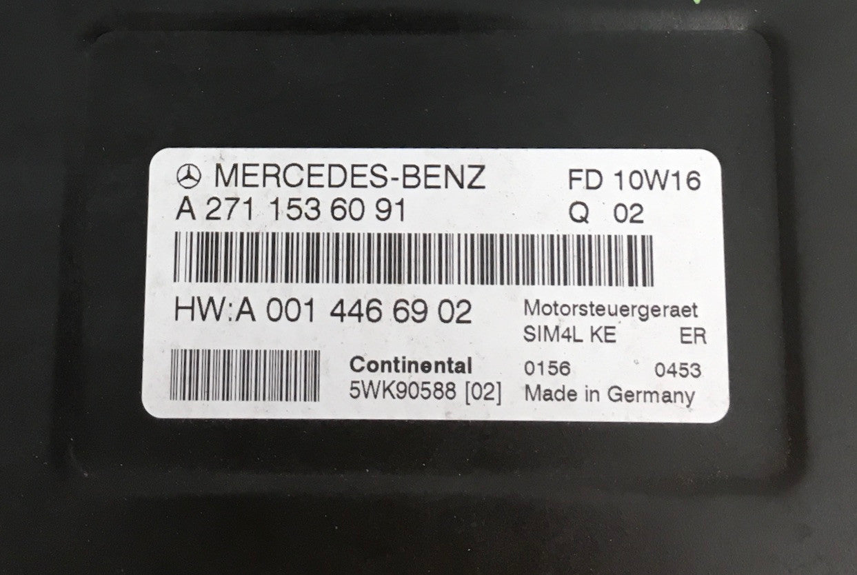 Mercedes-Benz SLK, A2711536091, A 271 153 60 91, 5WK9058802, 5WK90588 02, SIM4L KE