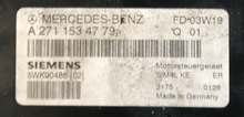 Mercedes Siemens Engine ECU, A2711534779, 5WK90486, SIM4L KE