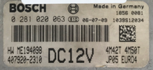 Mitsubishi Canter 3.0, 0281020063, 0 281 020 063, HWME194098, HW ME194098, 4079202310, 407920-2310, DC12V